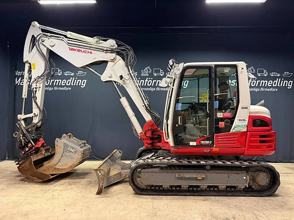 Takeuchi TB290-2 - NYA LARVER / KNÄCKBOM / VÄRMARE m. GSM